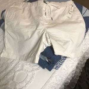 Mens White Shorts